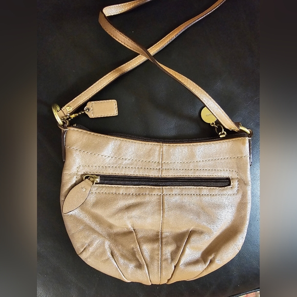 Coach Rose Gold Leather Crossbody EUC - Picture 5 of 16